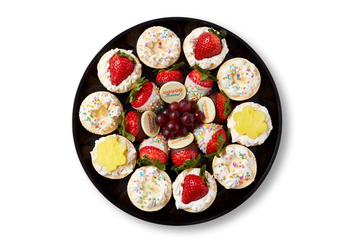 Happy Birthday Fruit And Desserts Platter
