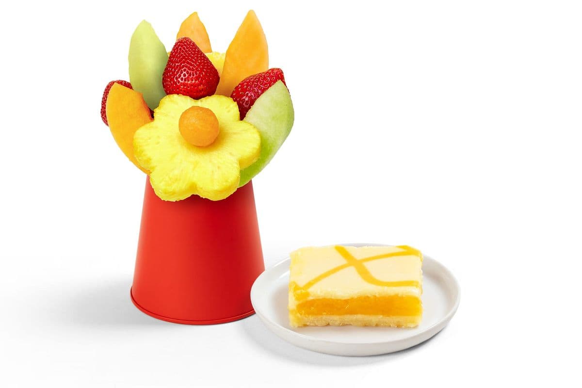 Ensemble Bouquet Edible Pâtisserie - barre de citron / Edible Bakeshop Bouquet Bundle - lemon bar