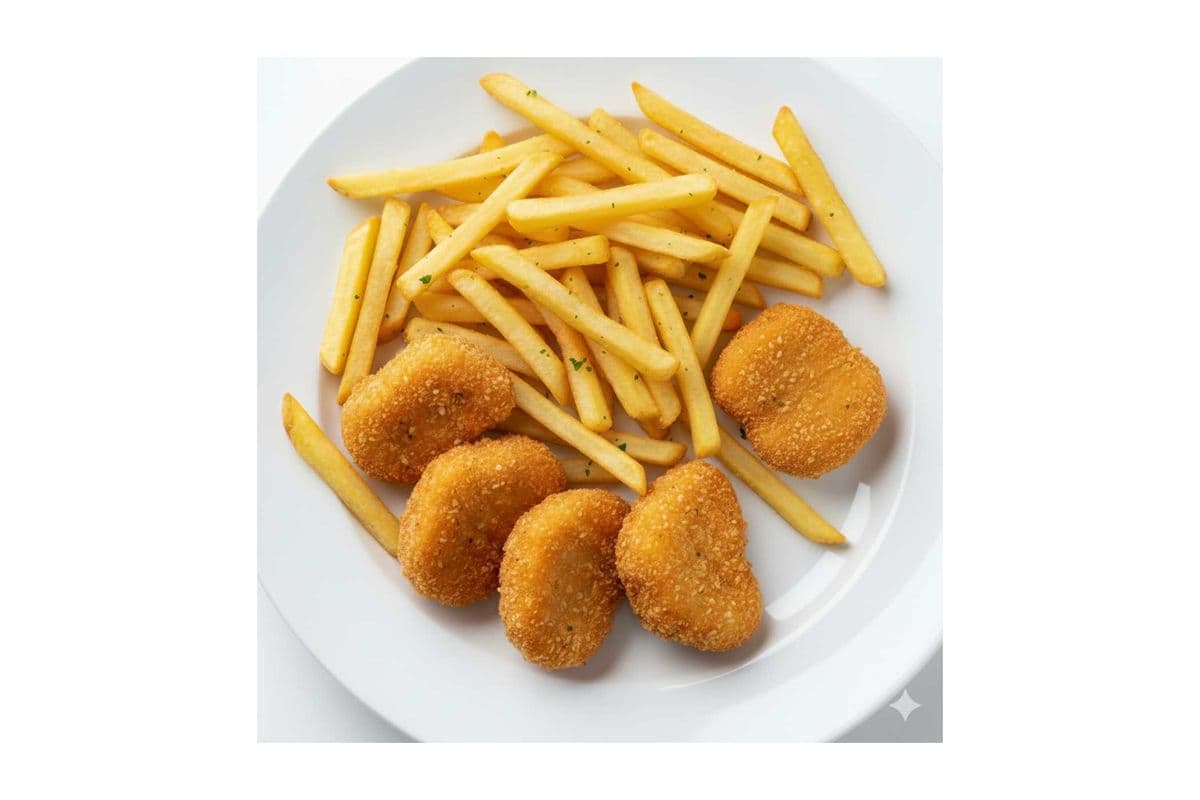 Chicken Nuggets 8 PCs with Fries