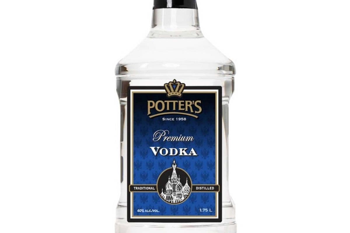 Potter’s Premium Vodka 1.75L (1 x 1.75 L)