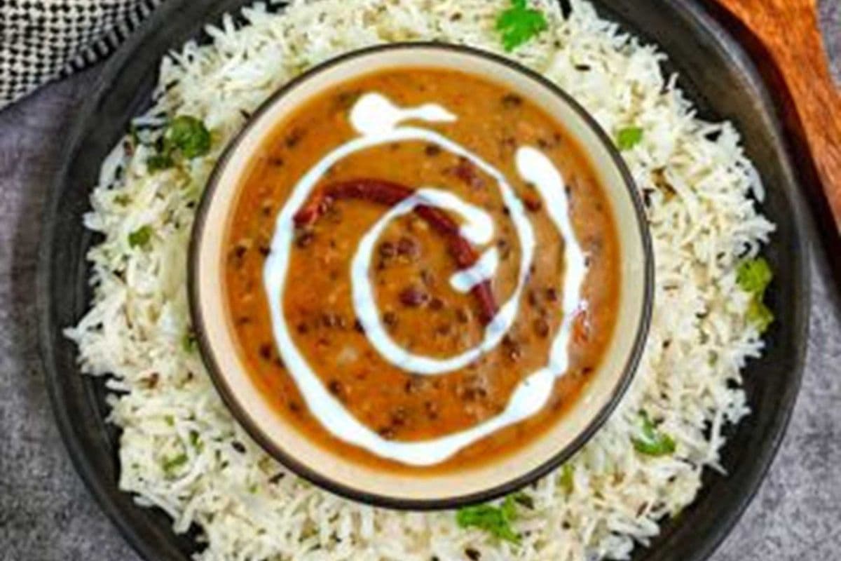Dal Makhani and Jeera Rice