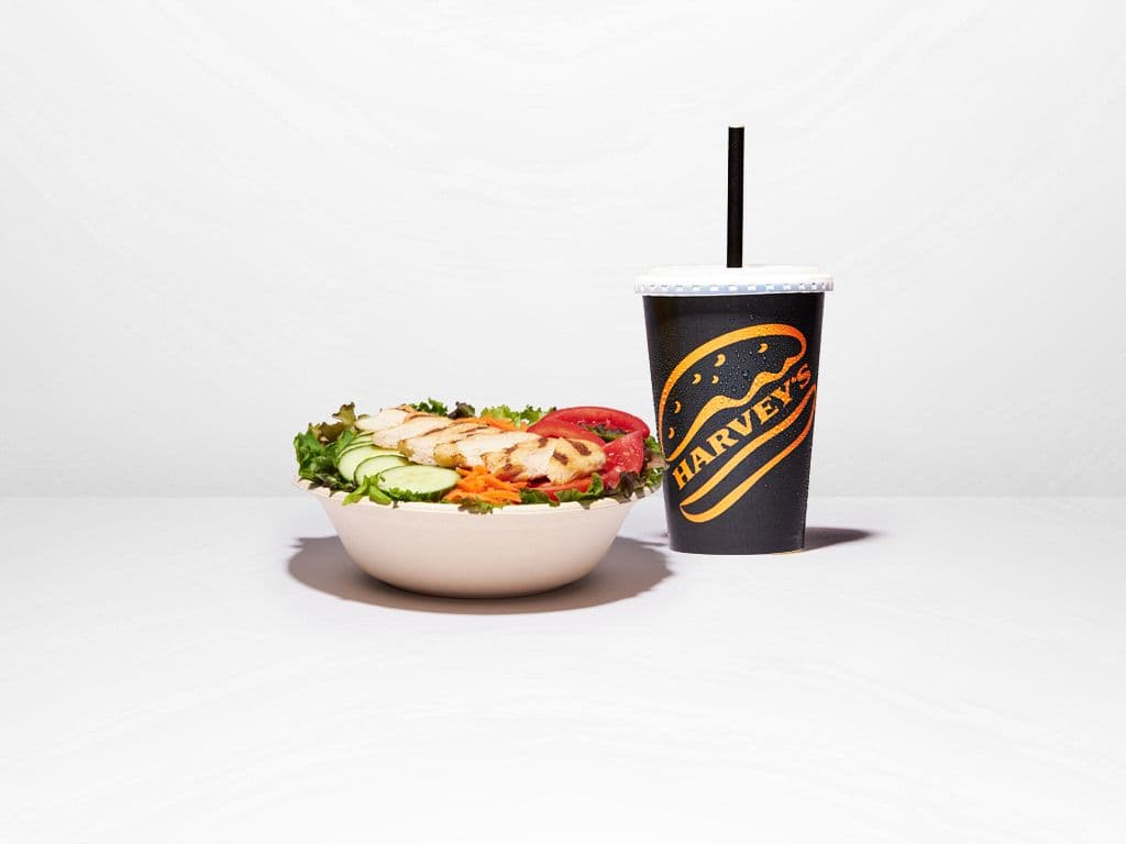 Grilled Chicken Salad with 20oz Soft Drink