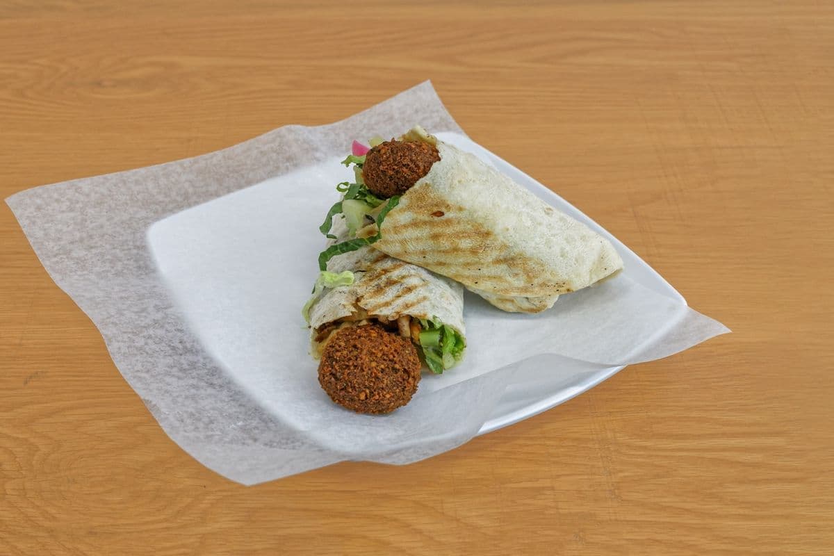 Falafel Sandwich Wrap