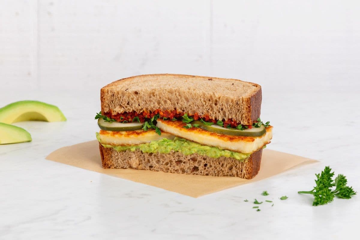 Mediterranean Grilled Halloumi Sandwich (Whole)