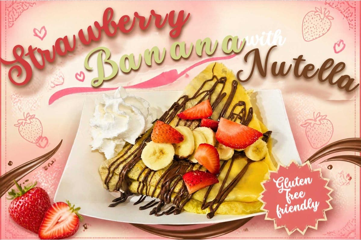 Strawberry Banana with Nutella
