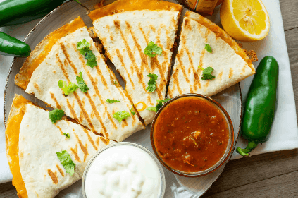 Small Vegetarian Quesadilla ֍Ṿ