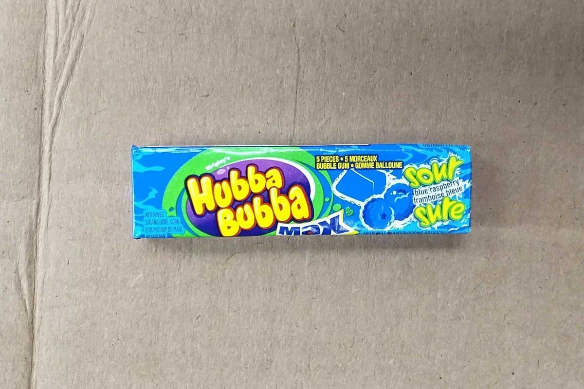 Hubba Bubba max sour blue raspberry 5pcs.