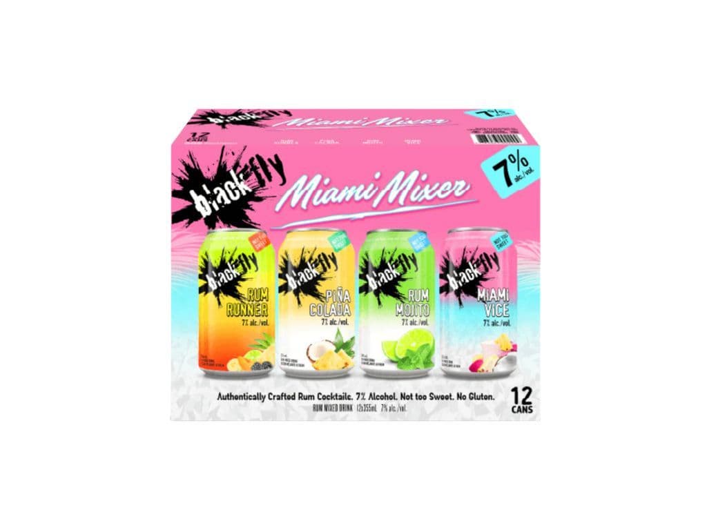 Black Fly - Miami Rum Mixer Pack (12x355ml)