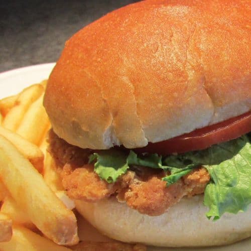 CHICKEN BURGER MEAL