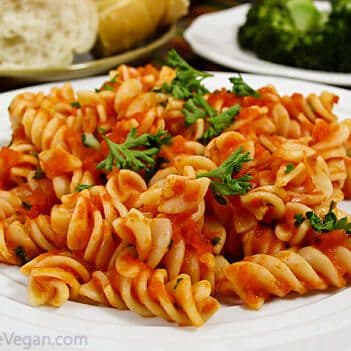 Rotini with Arabiata Sauce