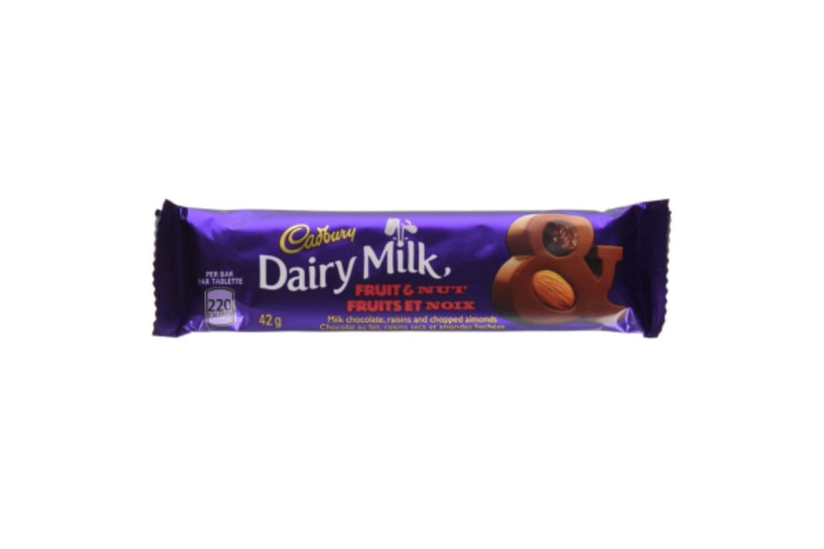 Dairy Milk Fruit and Nuts (120g)