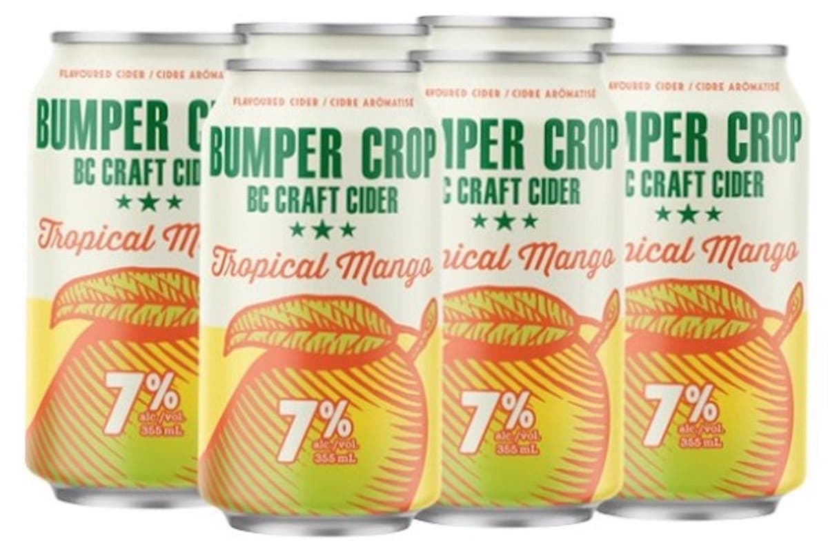 BUMPER CROP TROPICAL MANGO CIDER 6PK (1 x 6 x 355ml can)