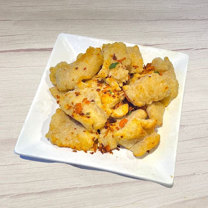 (Lunch Special) Deep Fried Cod Fillet with Peppery Salt / 椒鹽斑塊 (廚)