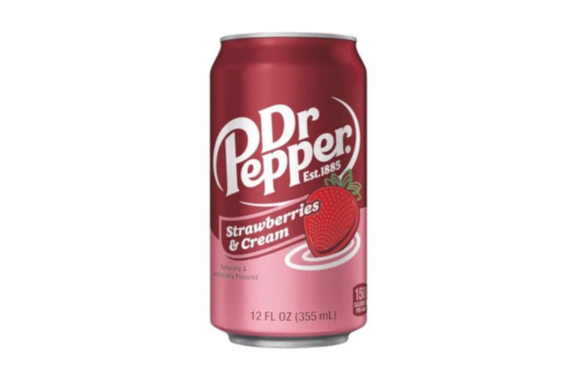 Dr Pepper Strawberries and Cream Soda (355ml)