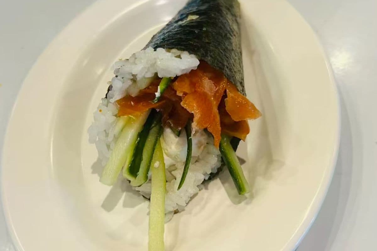 H19 Philadelphia Hand Roll (New) (Sushi Cone)