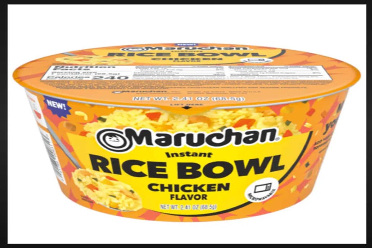 Maruchan instant rice bowl chicken flavor