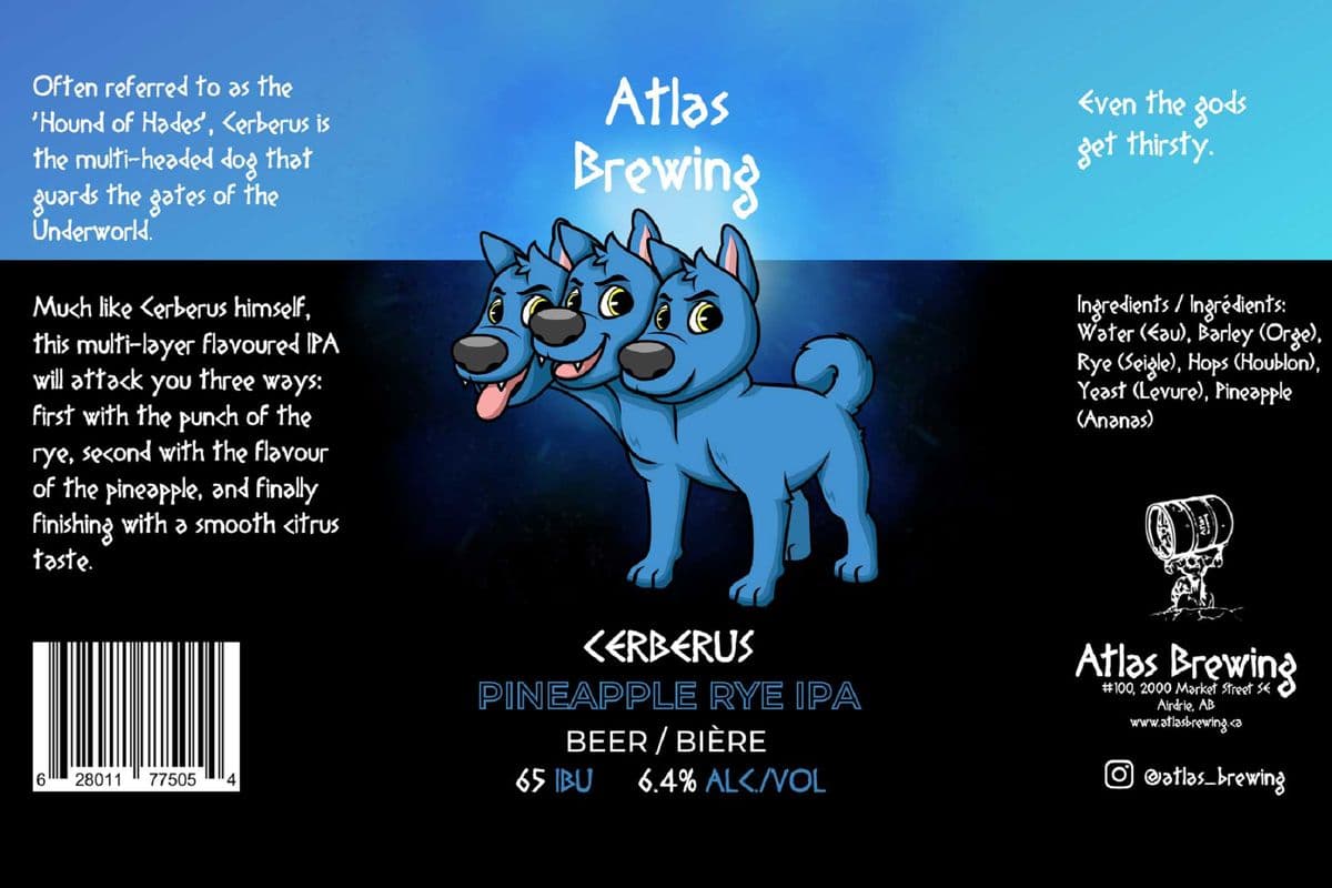 Cerberus Pineapple Rye IPA (1 x 473 ml Can)