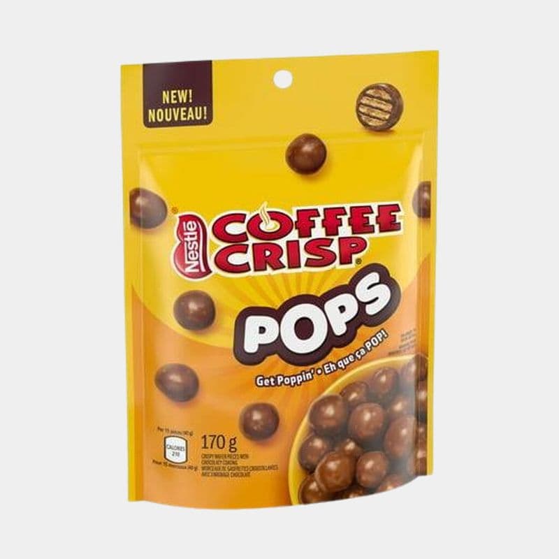 Coffee Crisp Pops Crispy Wafer Chocolaty Coating