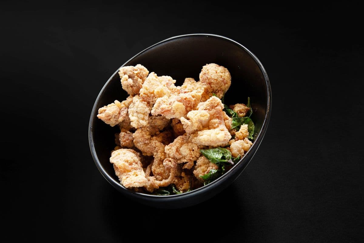 Deep Fried Chicken Nuggets Noodle Soup 鹹酥雞湯麵