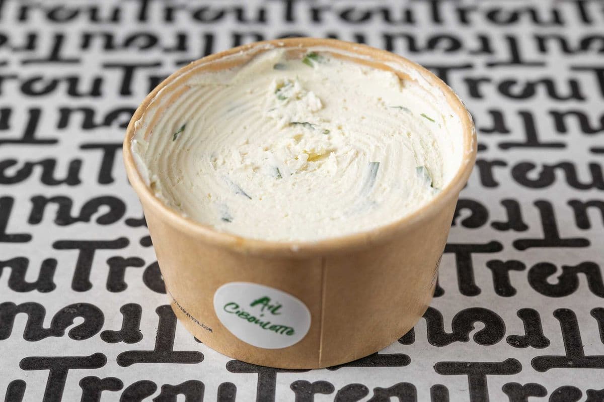 Fromage à la crème maison 160g (ail et ciboulette)
