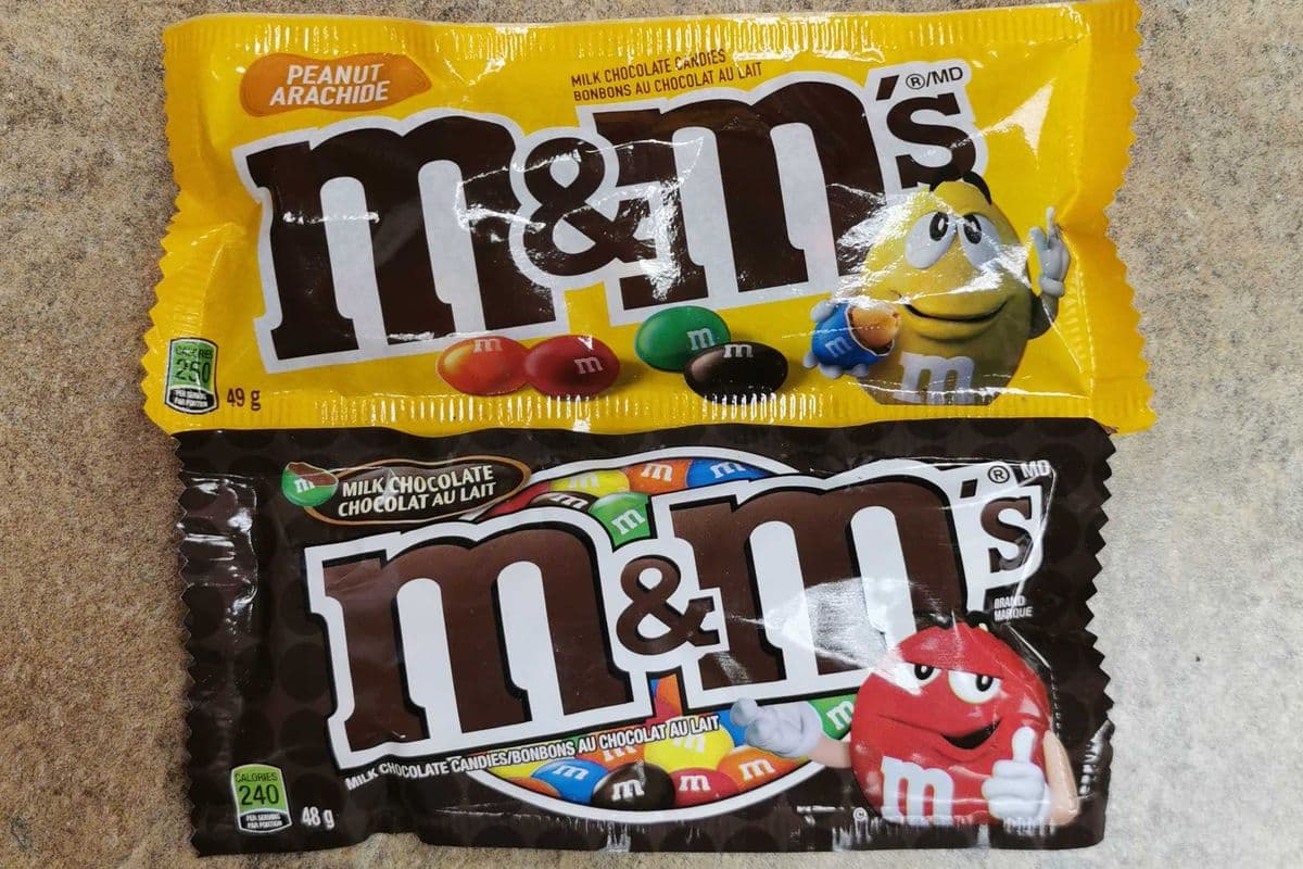 Two M M chocolate (48g)