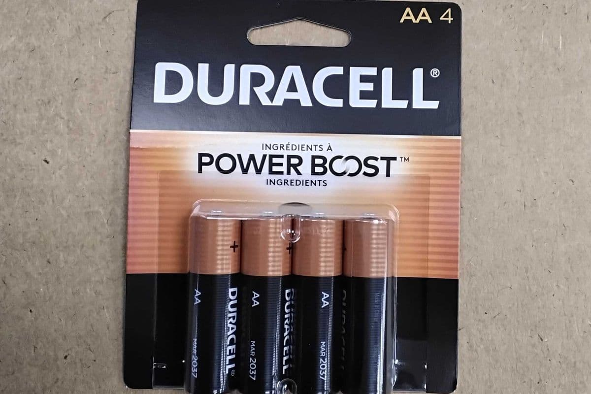 Duracell AA4 Alkaline Batteries
