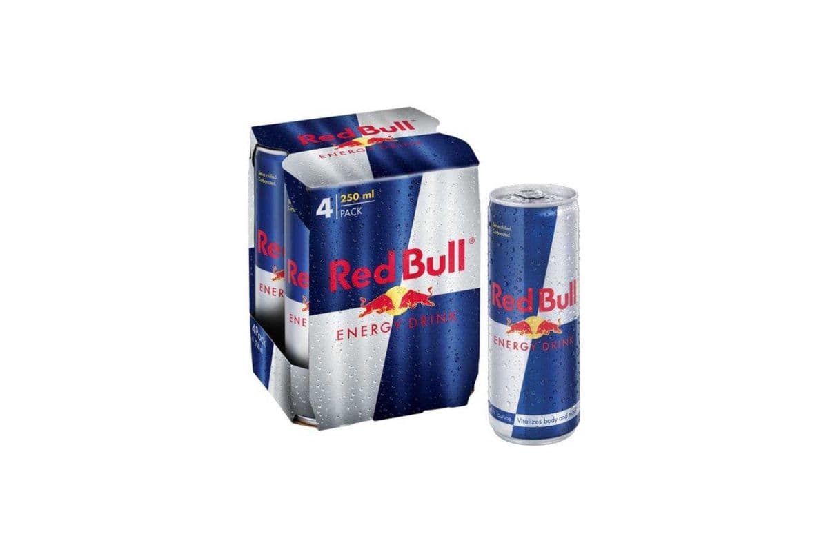 Red Bull Energy - Original (250 ml ea) (4 Pack)