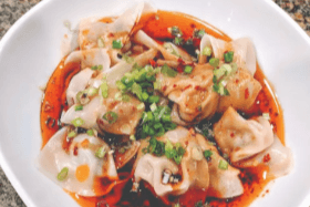 Wonton with Chili Oil (Spicy)