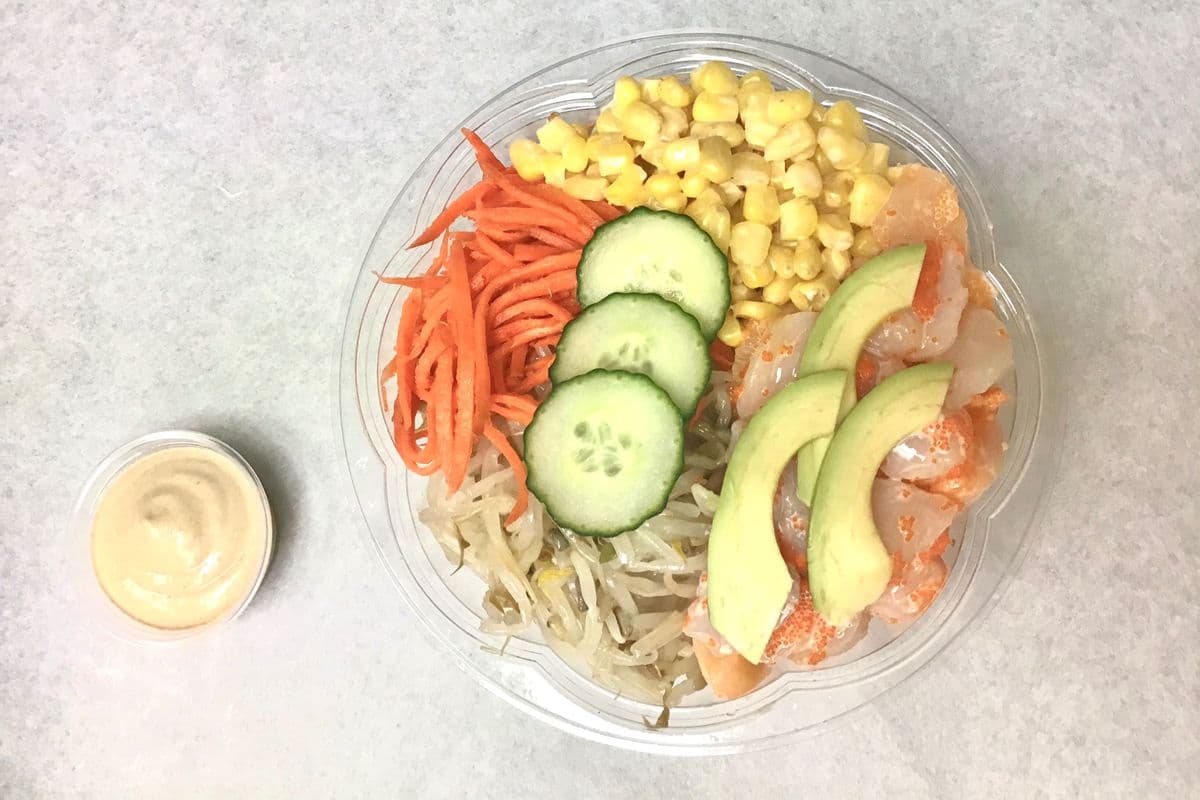Baby Scallop Poke Bowl