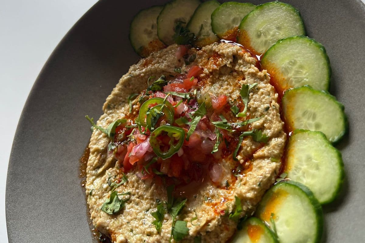 Roasted Jalapeño Hummus GF