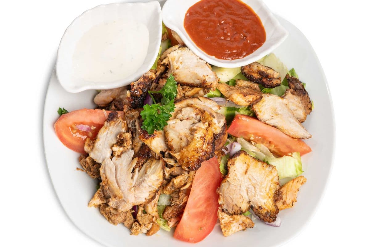 Shawarma on Salad