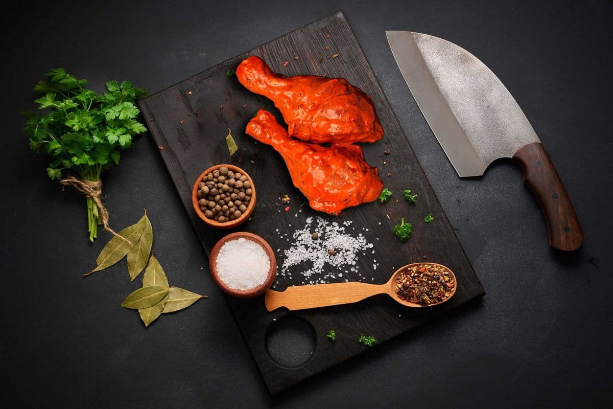 Chicken Leg and Thigh (Marinated - Uncooked) (1 lb)