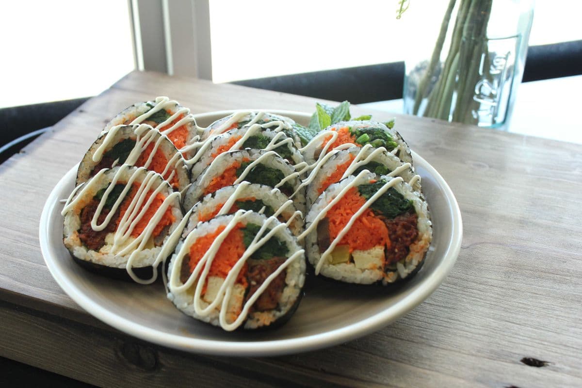 Spicy Pork Kimbap (1 Roll (12Pcs))