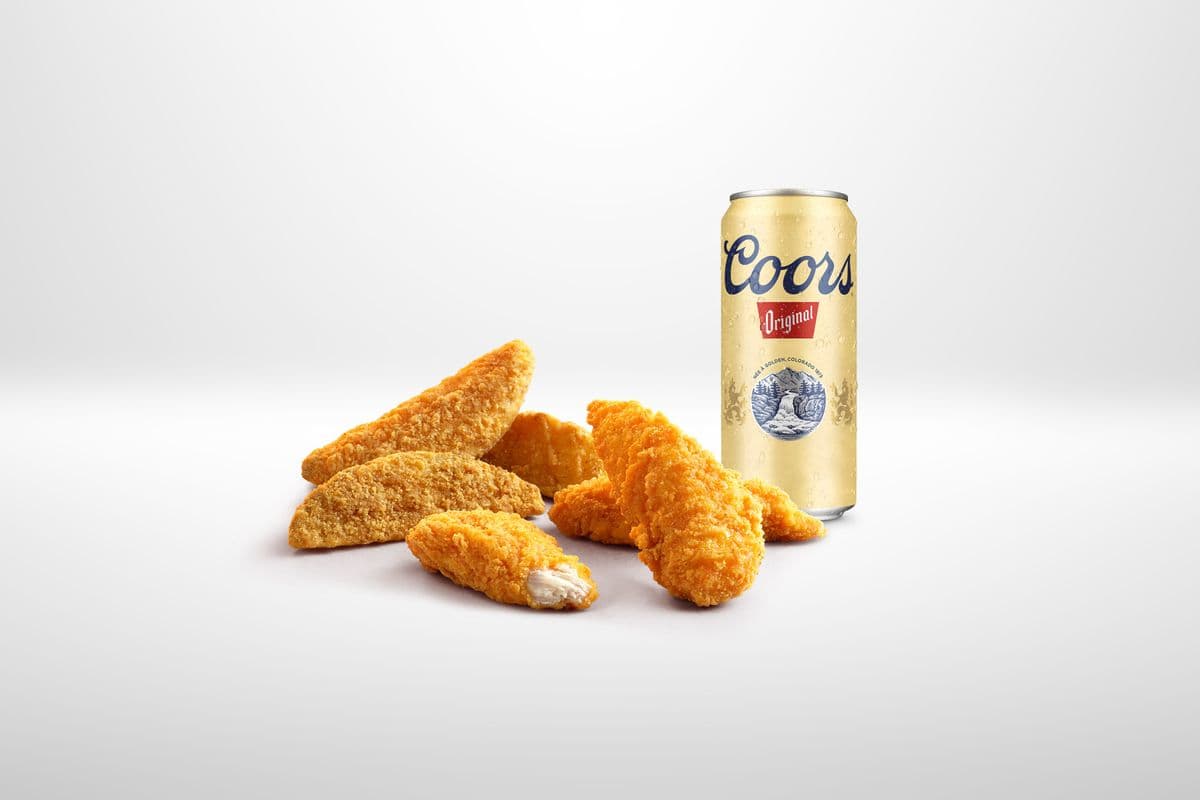 3 Chicken Strip, 3 Wedges & Coors Original (473 ml) (5% ABV)