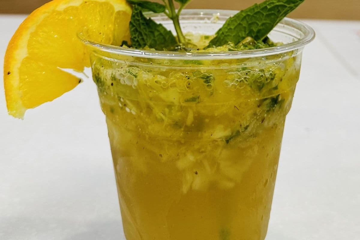 Orange Pineapple Swizzle
