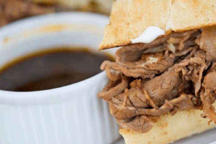 Roast Beef Dip Sandwich