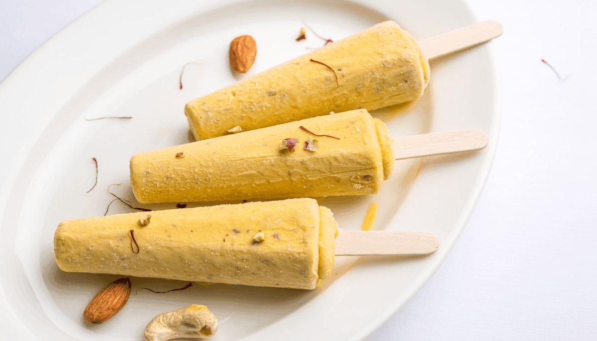 Kulfi (mango, Pista, Milk cream)