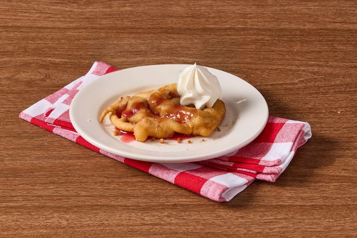 Strawberry Funnel Cake