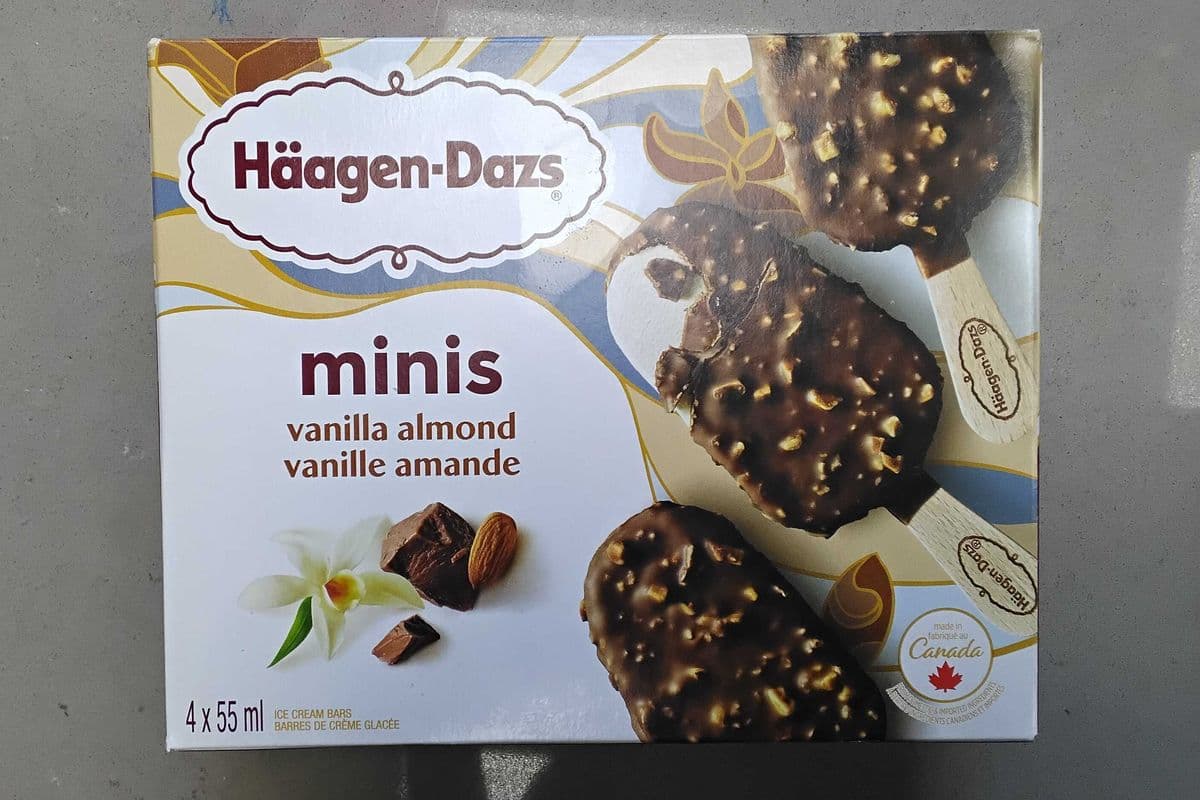 Haagen Dazs vanilla almond (4*55 ml)