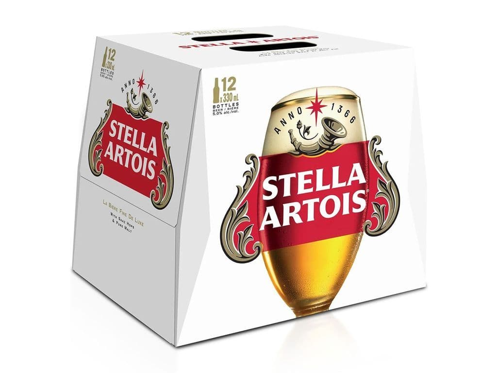 Stella Artois Pilsner Bottles (355 ml x 12 ct)