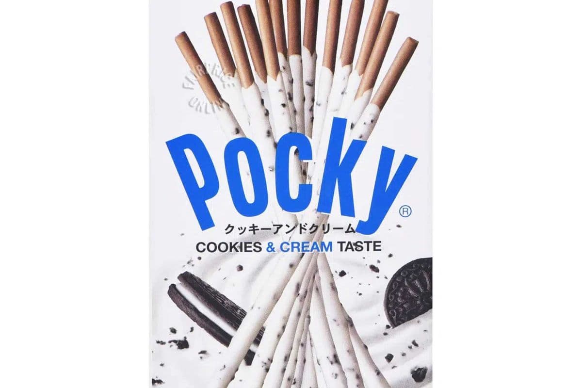 Pocky différentes saveurs exotiques Cookies & Cream