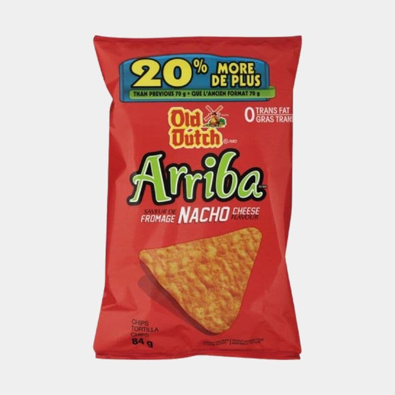 Old Dutch Arriba Nacho Cheese Tortilla Chips