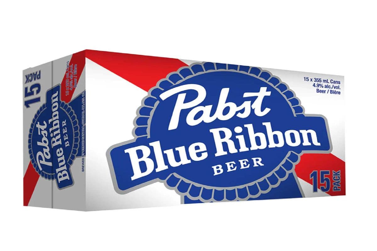 Pabst Blue Ribbon Beer 15 Cans (15 x 355ml)
