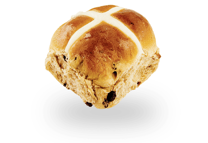 Traditional Hot Cross Bun