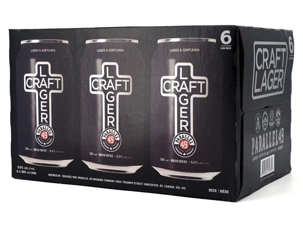 Parallel 49 Craft Lager Cans (355 ml x 6 ct)