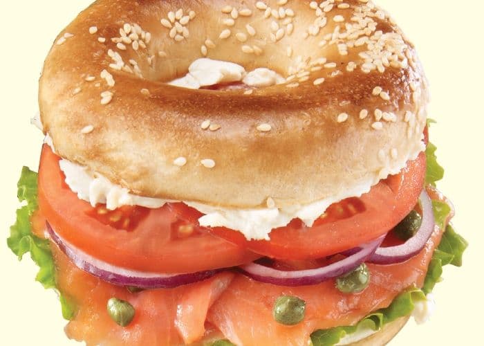 Bagel Beaufish avec pommes de terre