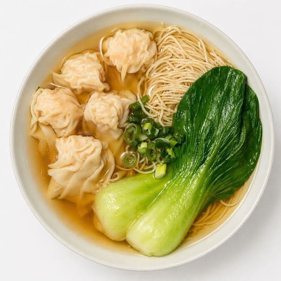 Combo Wonton Noodle (w/shrimp wonton) 鲜虾馄饨面套餐