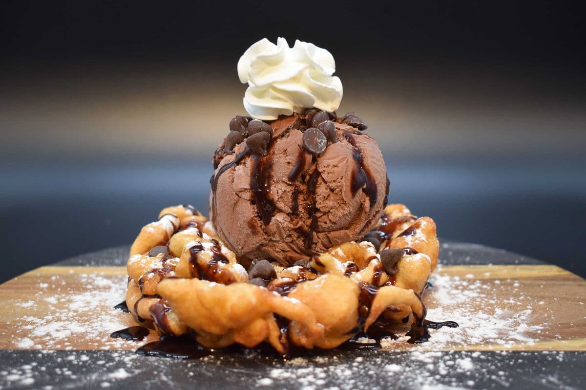 Chocolicious Funnel Cake