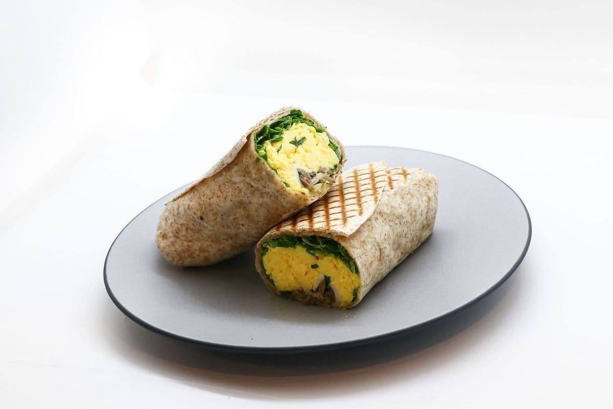 Truffle and Mushroom Breakfast Wrap