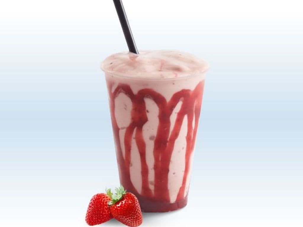 Lait frappé à la fraise / Strawberry Milkshake
